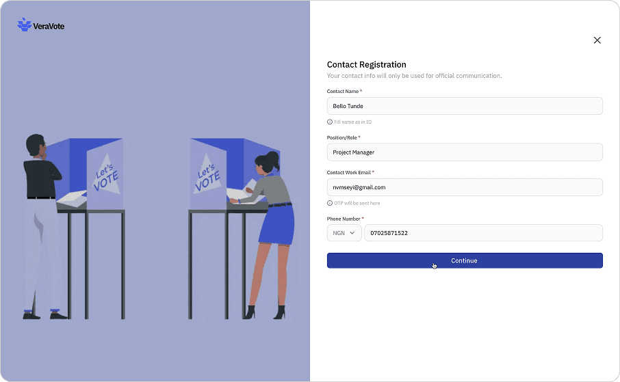 Empty organization dashboard state.